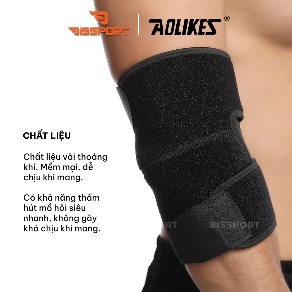 Bó Khủy Tay Thể Thao Mueller 4521 Chính Hãng – Hãng Mỹ - Bảo Vệ Khủy Tay, Hỗ Trợ Tập Luyện - Chống Đau Co Giãn, Dễ Dùng